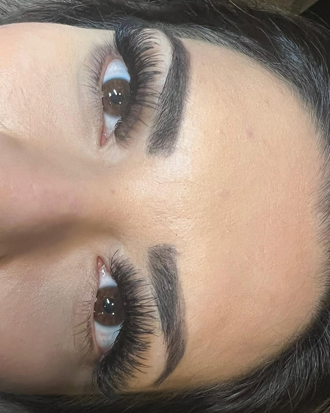 Wispy hybrid lash extensions Spokane Valley WA lash artist